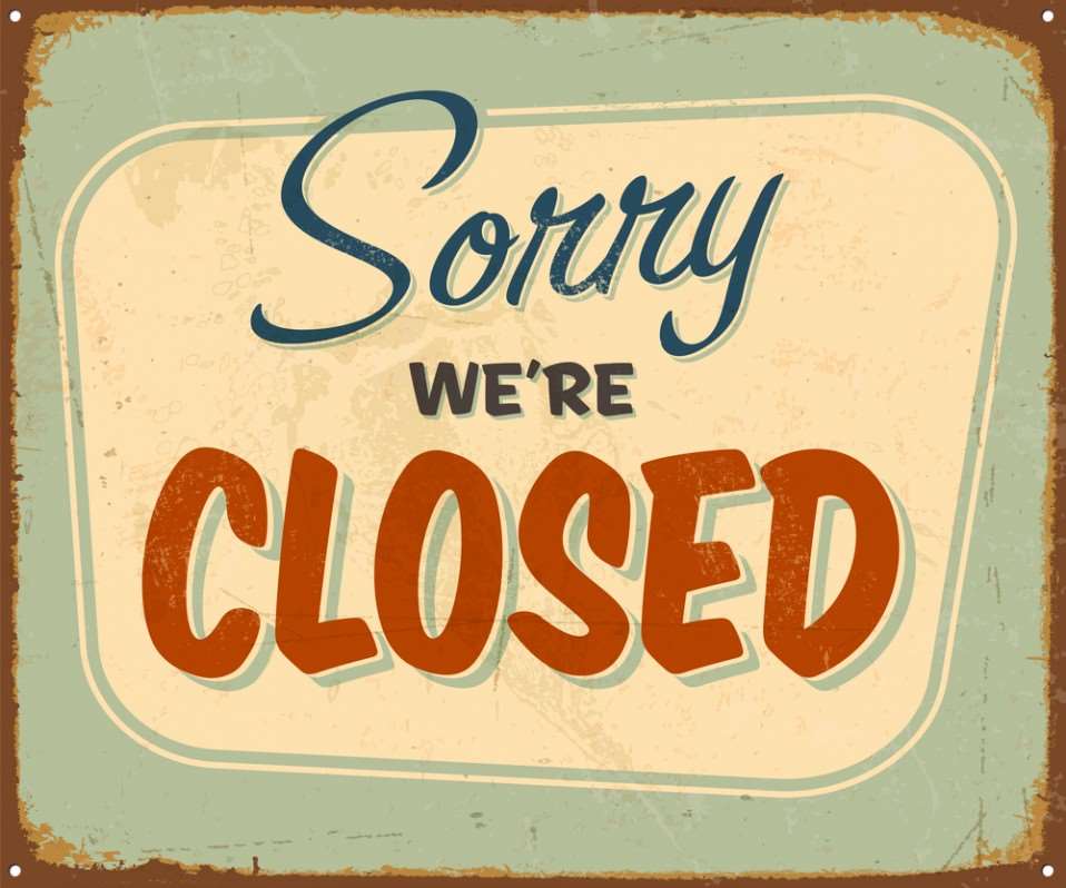 We’re Closed – The Progress Center